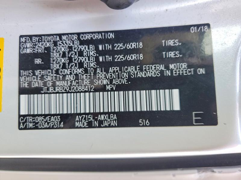 Продажа на аукционе авто 2018 Lexus Nx 300h, vin: JTJBJRBZ9J2088412, номер лота: 48782926