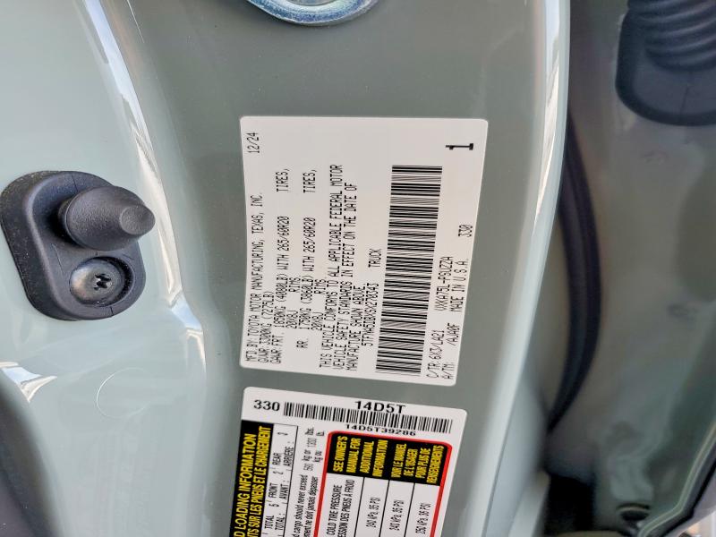 Продаж на аукціоні авто 2025 Toyota Tundra, vin: 5TFNA5DBXSX270343, номер лоту: 49780926