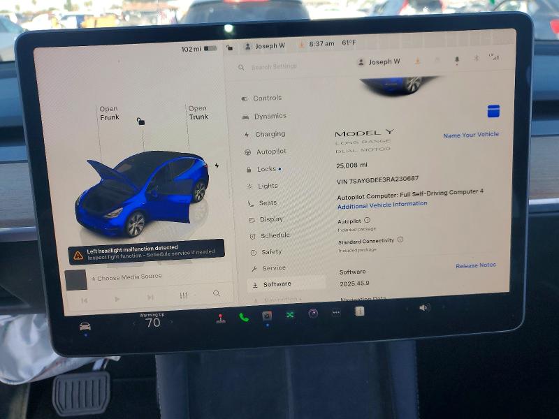 Продаж на аукціоні авто 2024 Tesla Model Y, vin: 7SAYGDEE3RA230687, номер лоту: 51483746