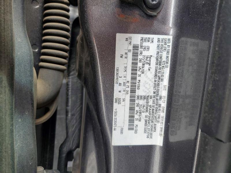 50778316 :رقم المزاد ، 1FAHP3M24CL373708 vin ، 2012 Ford Focus مزاد بيع
