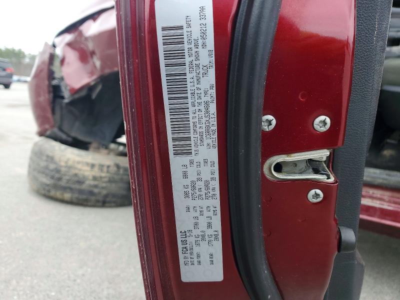 2018 Ram 1500 მანქანა იყიდება აუქციონზე, vin: 1C6RR6KGXJS304606, აუქციონის ნომერი: 50889516