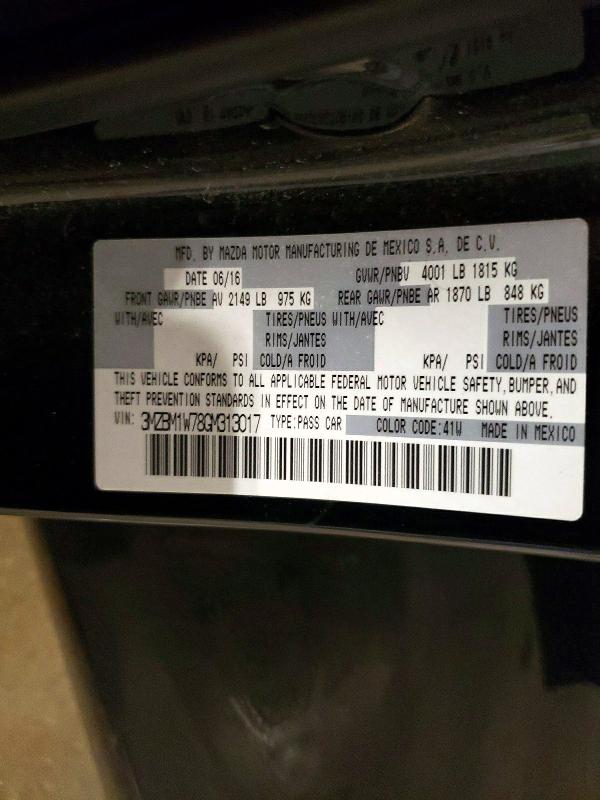 Продажа на аукционе авто 2016 Mazda 3, vin: 3MZBM1W78GM313017, номер лота: 50429946