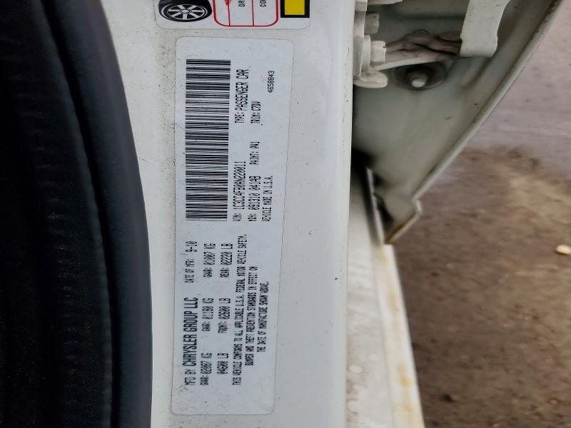 2010 Chrysler Sebring მანქანა იყიდება აუქციონზე, vin: 1C3CC4FB0AN220011, აუქციონის ნომერი: 50984496