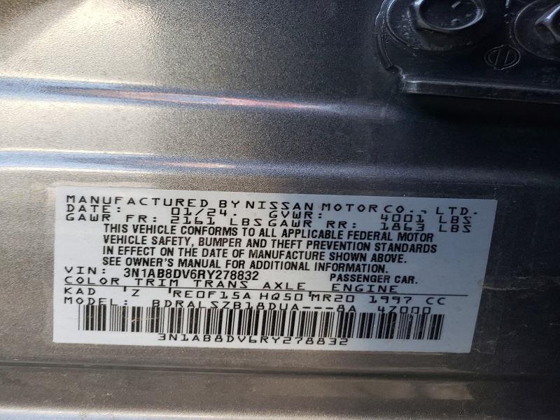 51671976 :رقم المزاد ، 3N1AB8DV6RY278832 vin ، 2024 Nissan Sentra مزاد بيع