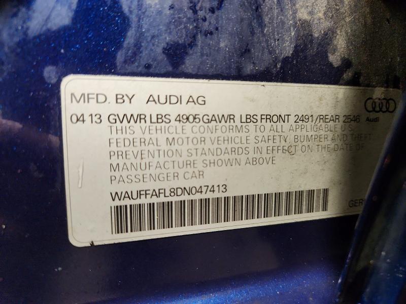 Aukcja sprzedaży 2013 Audi A4, vin: WAUFFAFL8DN047413, numer aukcji: 49128756