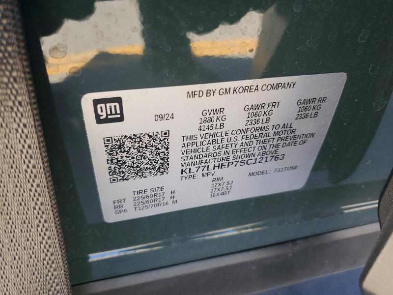 Продаж на аукціоні авто 2025 Chevrolet Trax, vin: KL77LHEP7SC121763, номер лоту: 48952086