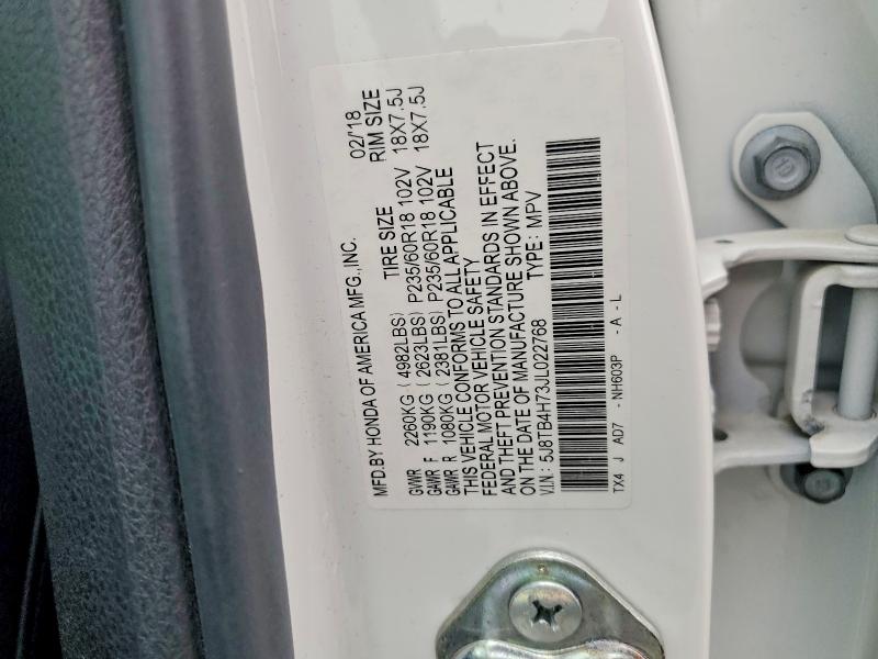 Продажа на аукционе авто 2018 Acura Rdx, vin: 5J8TB4H73JL022768, номер лота: 48263336