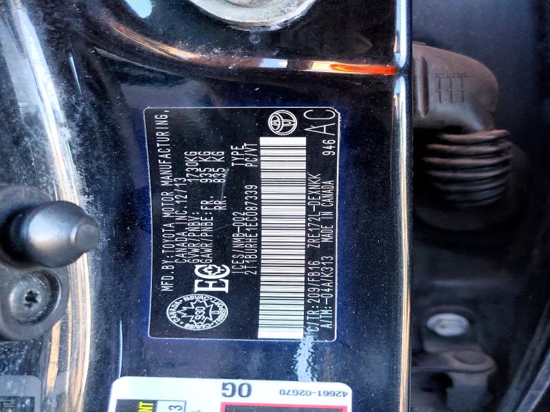 Aukcja sprzedaży 2014 Toyota Corolla, vin: 2T1BURHE1EC087339, numer aukcji: 48674016