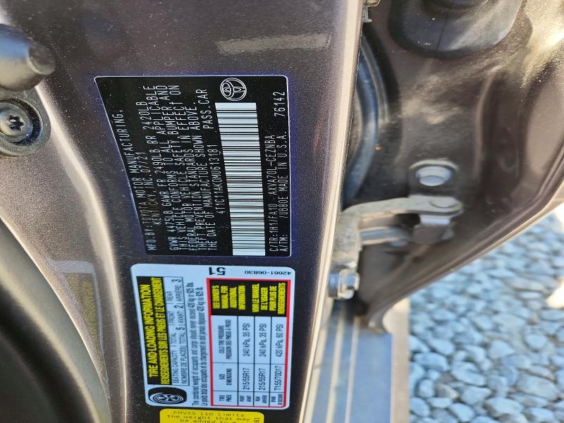 Aukcja sprzedaży 2021 Toyota Camry, vin: 4T1C11AK0MU613181, numer aukcji: 50907176