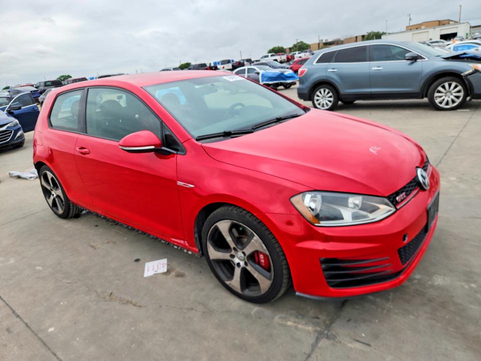 2016 Volkswagen Gti მანქანა იყიდება აუქციონზე, vin: 3VWT47AU6GM005364, აუქციონის ნომერი: 49498776