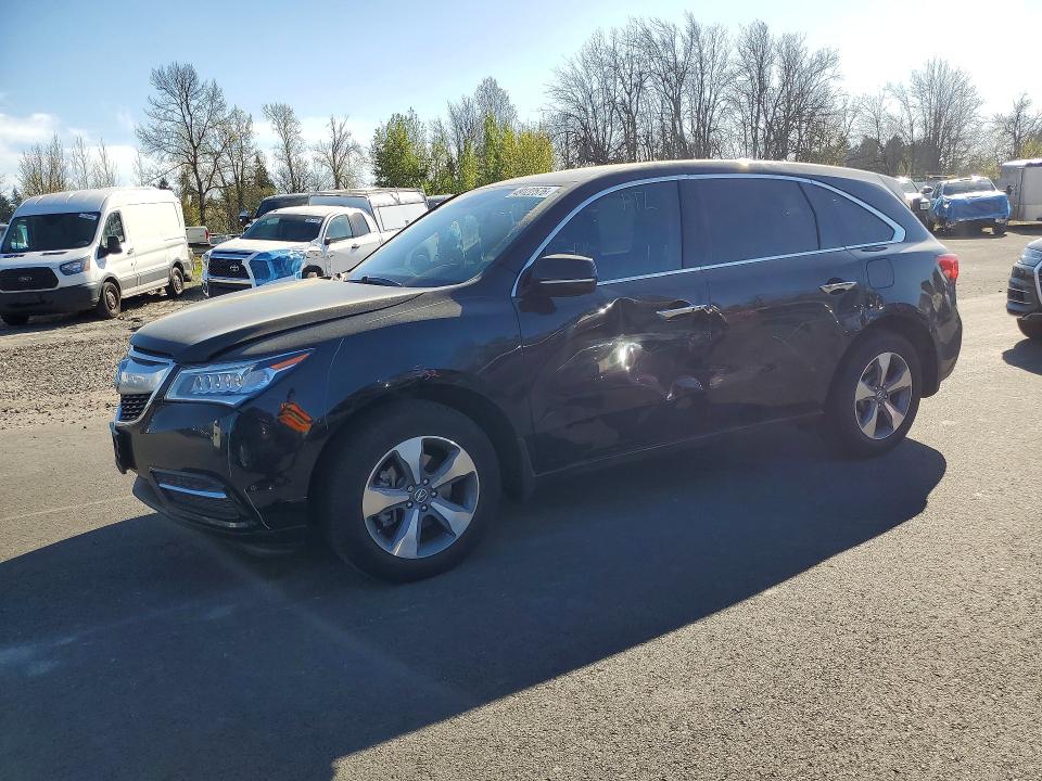 49122576 :رقم المزاد ، 5FRYD4H20GB002460 vin ، 2016 Acura Mdx مزاد بيع