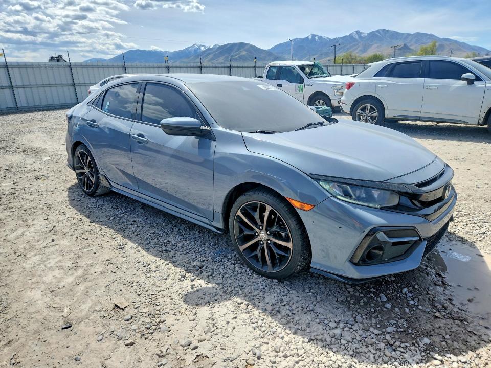 48589136 :رقم المزاد ، SHHFK7H46MU203713 vin ، 2021 Honda Civic مزاد بيع