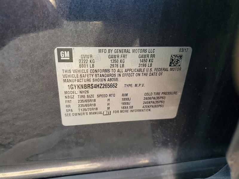 Продажа на аукционе авто 2017 Cadillac Xt5, vin: 1GYKNBRS4HZ265662, номер лота: 51081156