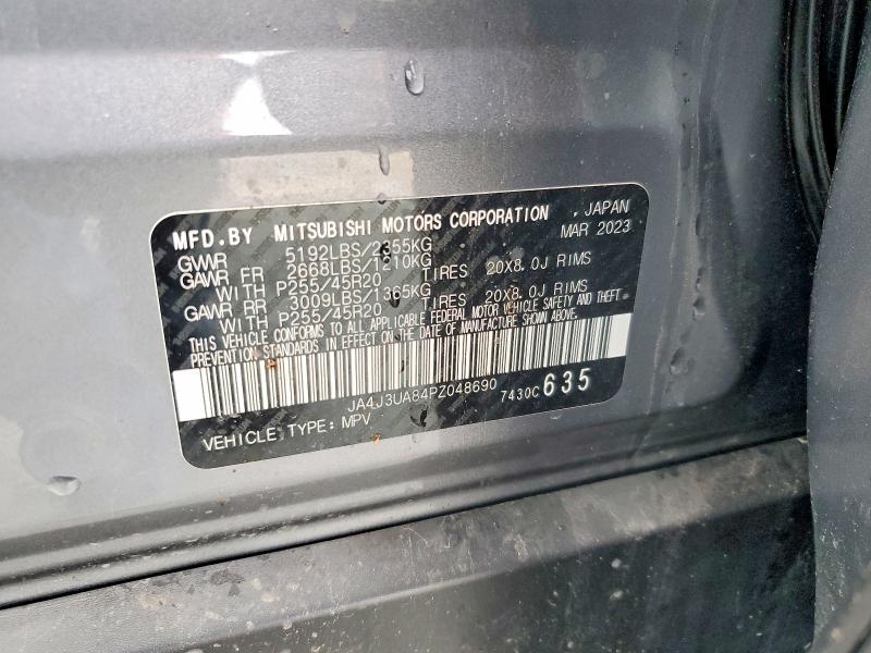 Aukcja sprzedaży 2023 Mitsubishi Outlander, vin: JA4J3UA84PZ048690, numer aukcji: 48879546
