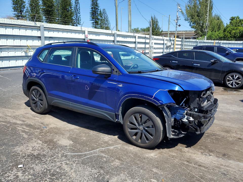 2024 Volkswagen Taos მანქანა იყიდება აუქციონზე, vin: 3VV5X7B21RM065217, აუქციონის ნომერი: 49663416
