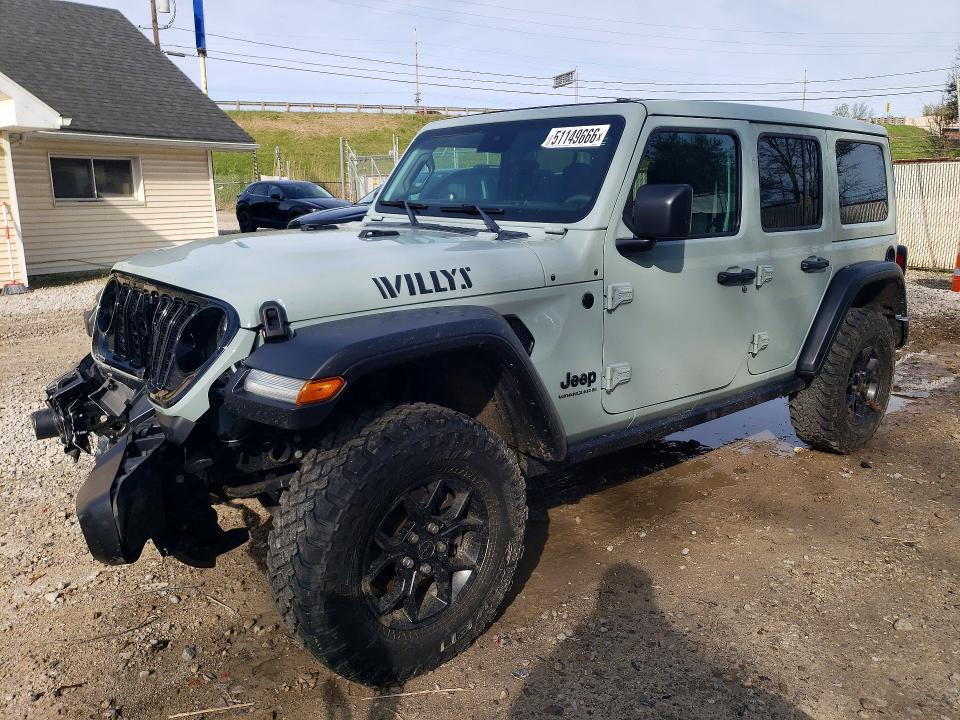 Auction sale of the 2024 Jeep Wrangler, vin: 1C4PJXDGXRW243840, lot number: 51149666