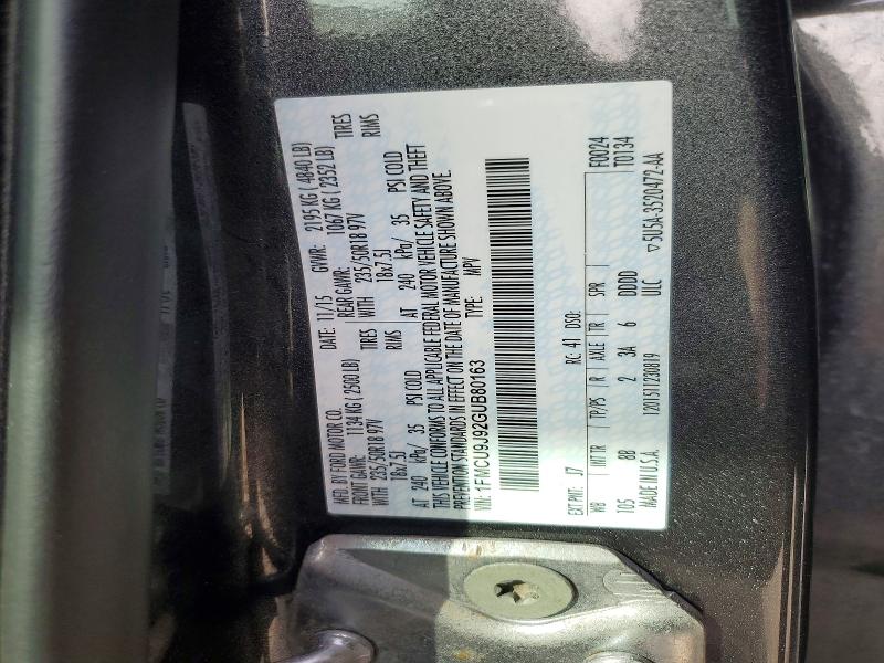 Продажа на аукционе авто 2016 Ford Escape, vin: 1FMCU9J92GUB80163, номер лота: 48593836