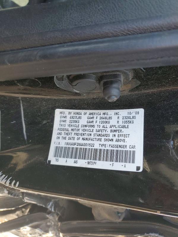 Продажа на аукционе авто 2010 Acura Tl, vin: 19UUA9F2XAA001522, номер лота: 48400706