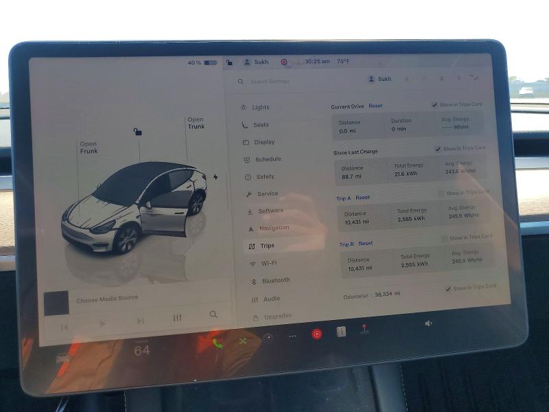 2023 Tesla Model Y მანქანა იყიდება აუქციონზე, vin: 7SAYGDEE3PF815933, აუქციონის ნომერი: 51895056