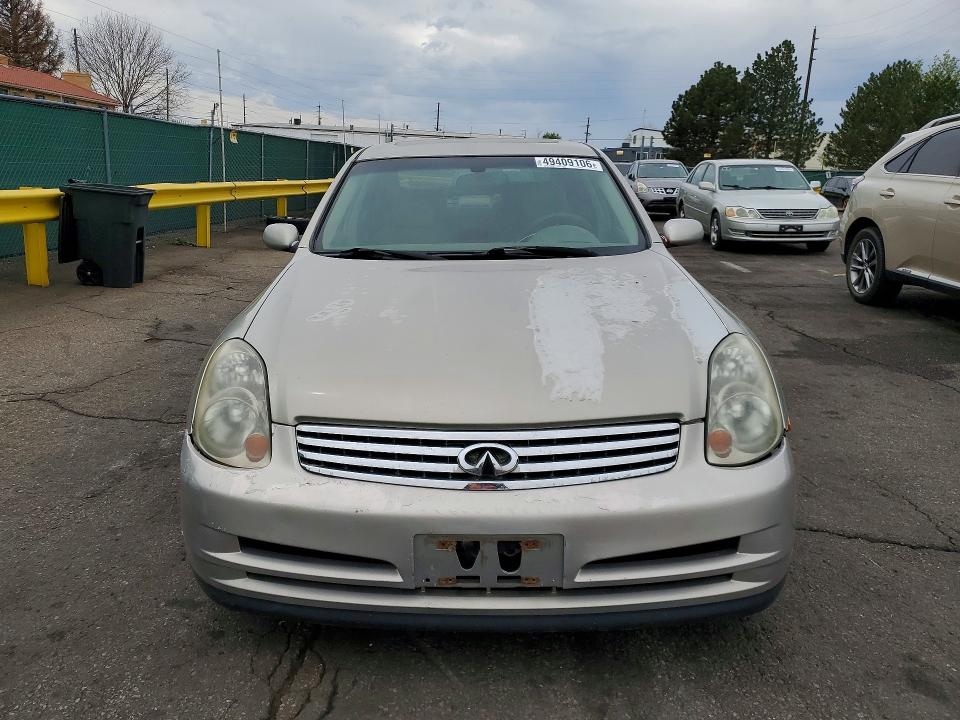Aukcja sprzedaży 2003 Infiniti G35, vin: JNKCV51E33M325520, numer aukcji: 49409106
