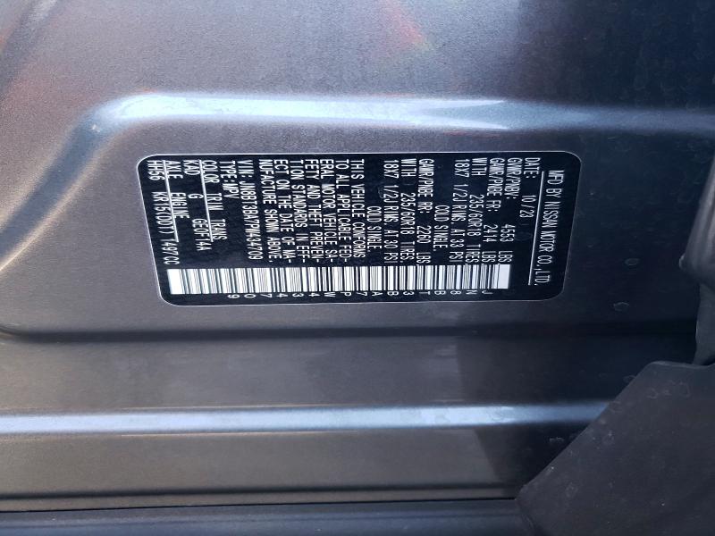 Aukcja sprzedaży 2023 Nissan Rogue, vin: JN8BT3BA7PW434709, numer aukcji: 51902956
