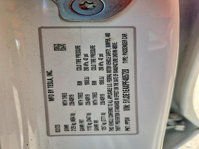Aukcja sprzedaży 2023 Tesla Model 3, vin: 5YJ3E1EAXPF485720, numer aukcji: 51503236