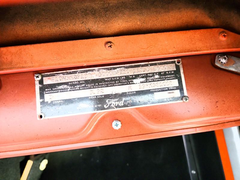49541736 :رقم المزاد ، F10V5K29138 vin ، 1955 Ford F100 مزاد بيع
