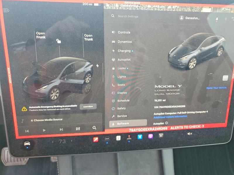 50978226 :رقم المزاد ، 7SAYGDEEXRA246269 vin ، 2024 Tesla Model Y مزاد بيع