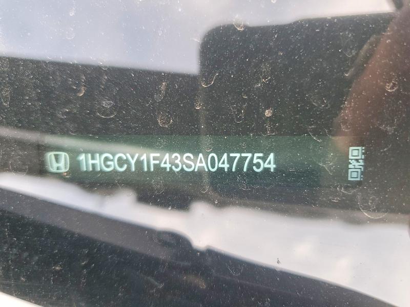 50149096 :رقم المزاد ، 1HGCY1F43SA047754 vin ، 2025 Honda Accord مزاد بيع