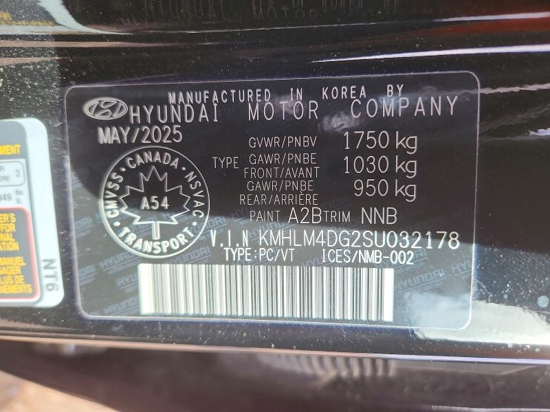 Продажа на аукционе авто 2025 Hyundai Elantra, vin: KMHLM4DG2SU032178, номер лота: 50779606