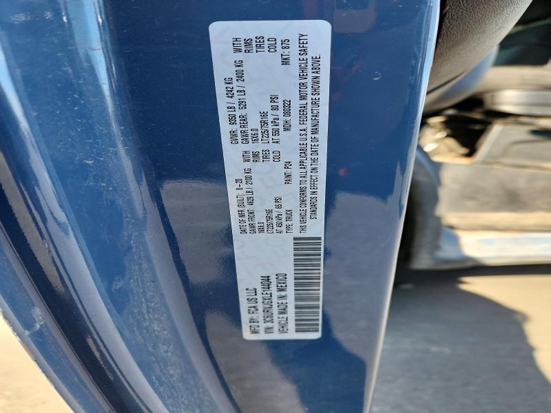 Продаж на аукціоні авто 2020 Ram Promaster 3500, vin: 3C6URVJGXLE144044, номер лоту: 50575076