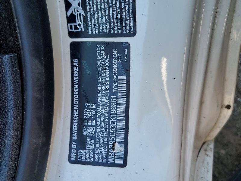 49578226 :رقم المزاد ، WBA3R5C53EK186861 vin ، 2014 Bmw 435 مزاد بيع