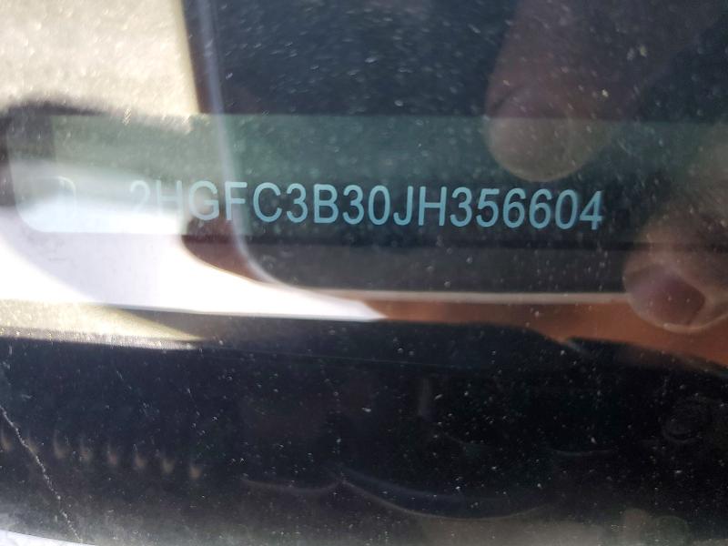 51285876 :رقم المزاد ، 2HGFC3B30JH356604 vin ، 2018 Honda Civic مزاد بيع