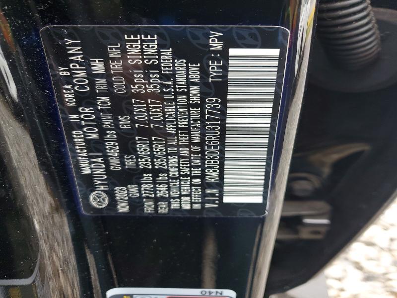 Продаж на аукціоні авто 2024 Hyundai Tucson, vin: KM8JB3DE6RU317739, номер лоту: 51448436