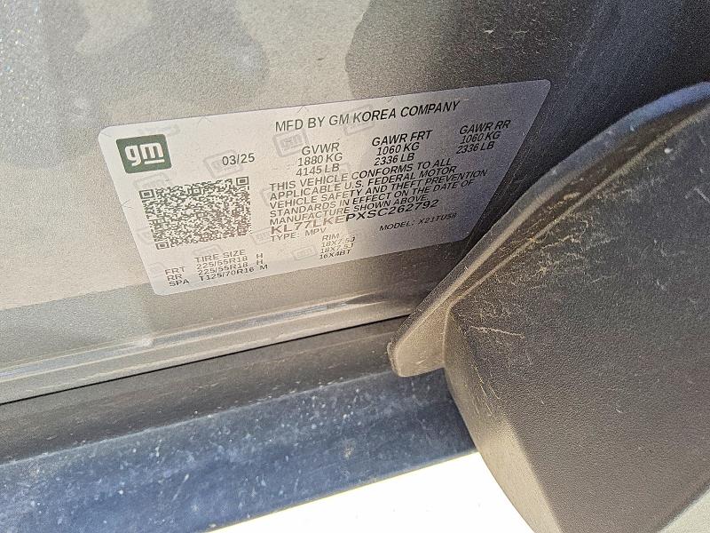 Продажа на аукционе авто 2025 Chevrolet Trax, vin: KL77LKEPXSC262792, номер лота: 50782406