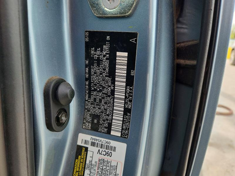 Aukcja sprzedaży 2005 Toyota Sienna, vin: 5TDBA22C85S048472, numer aukcji: 48398356
