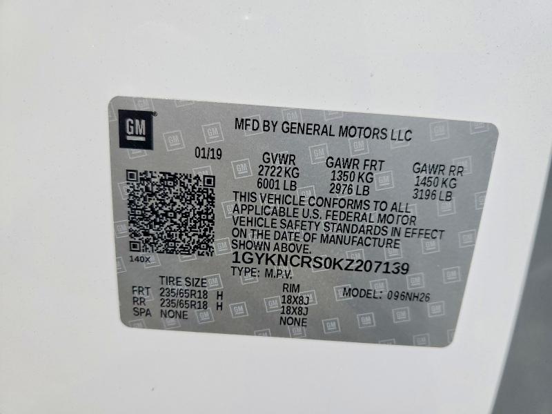 Продажа на аукционе авто 2019 Cadillac Xt5, vin: 1GYKNCRS0KZ207139, номер лота: 49294826