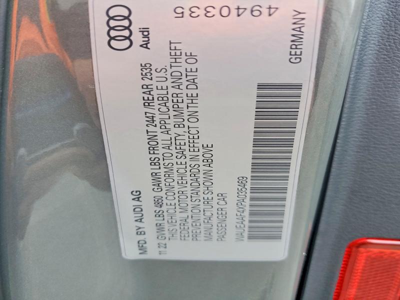Aukcja sprzedaży 2023 Audi A4, vin: WAUEAAF4XPA035469, numer aukcji: 49422446