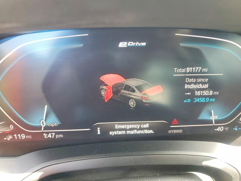 Aukcja sprzedaży 2022 Bmw 330e, vin: 3MW5P7J03N8C74487, numer aukcji: 50309776