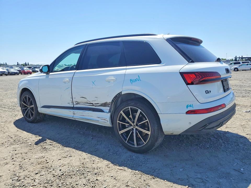 2022 Audi Q7 მანქანა იყიდება აუქციონზე, vin: WA1LXBF71ND015688, აუქციონის ნომერი: 51608286