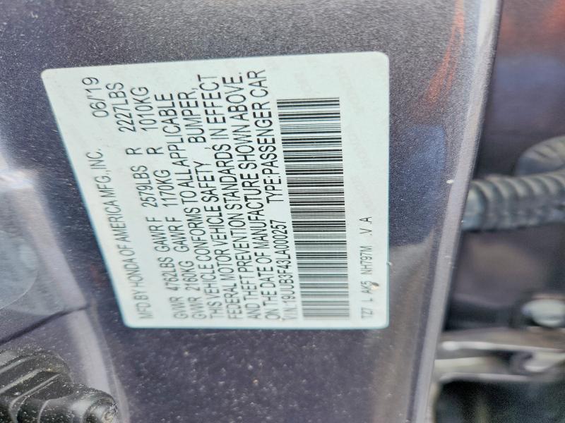 Aukcja sprzedaży 2020 Acura Tlx, vin: 19UUB3F43LA000257, numer aukcji: 50464266