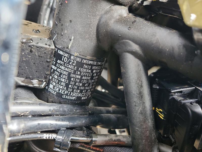 2024 Kawasaki Ex650 მანქანა იყიდება აუქციონზე, vin: ML5EXEP1XRDAC3720, აუქციონის ნომერი: 50545876