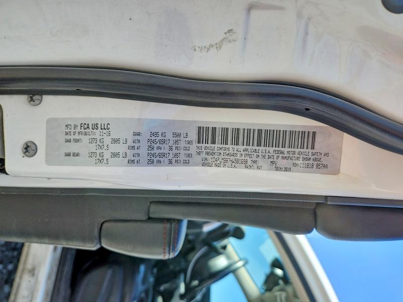 Продажа на аукционе авто 2017 Jeep Cherokee, vin: 1C4PJMBB7HW581698, номер лота: 50917026