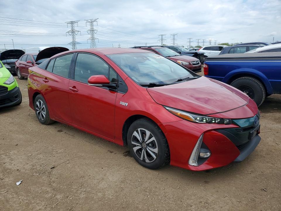 51396836 :رقم المزاد ، JTDKARFP1J3070301 vin ، 2018 Toyota Prius Prime مزاد بيع