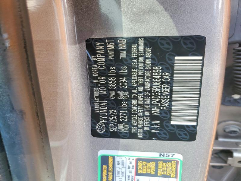 Aukcja sprzedaży 2024 Hyundai Elantra, vin: KMHLP4DG5RU664898, numer aukcji: 49749086