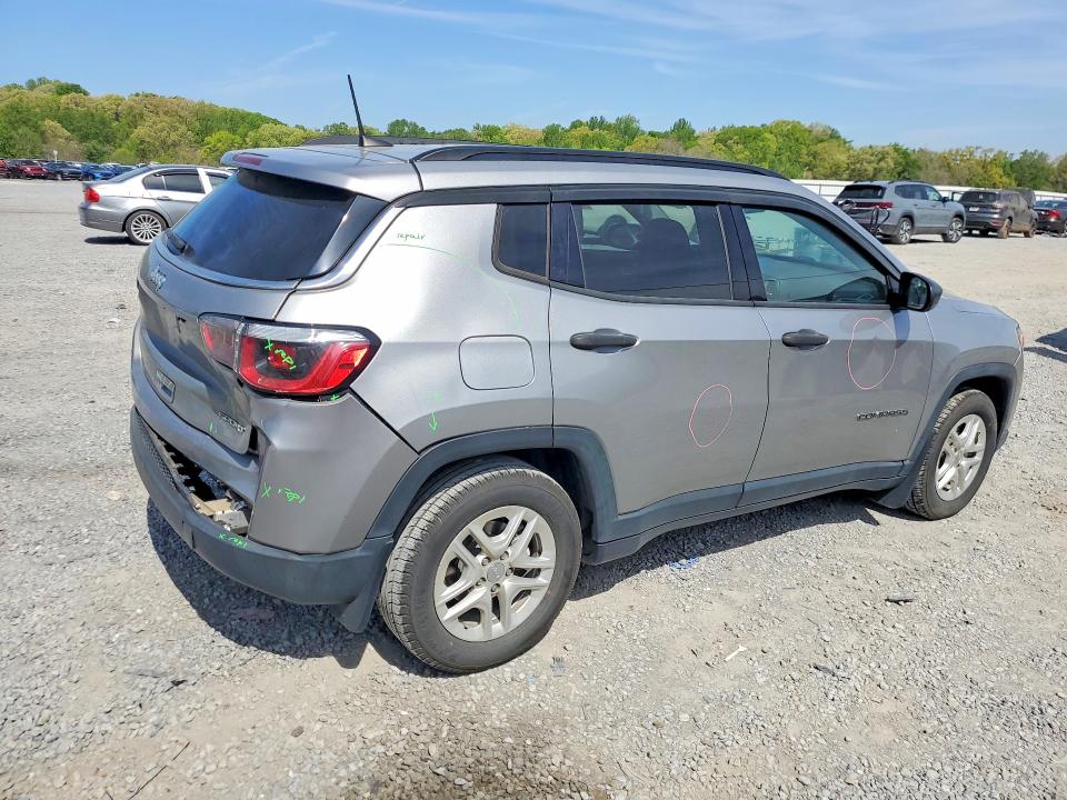 Aukcja sprzedaży 2019 Jeep Compass, vin: 3C4NJCAB1KT726606, numer aukcji: 49418606