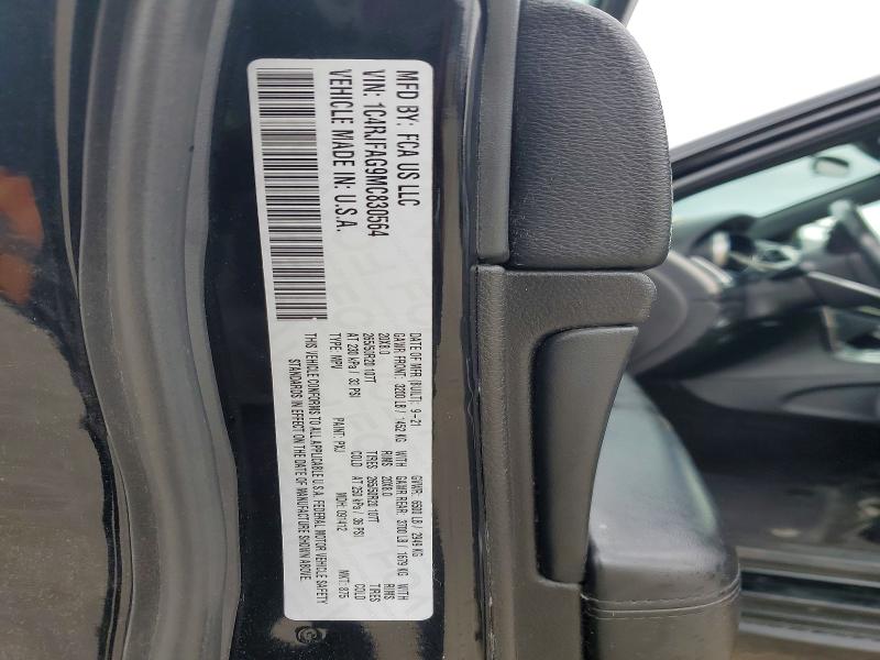 50329706 :رقم المزاد ، 1C4RJFAG9MC830564 vin ، 2021 Jeep Grand Cherokee مزاد بيع