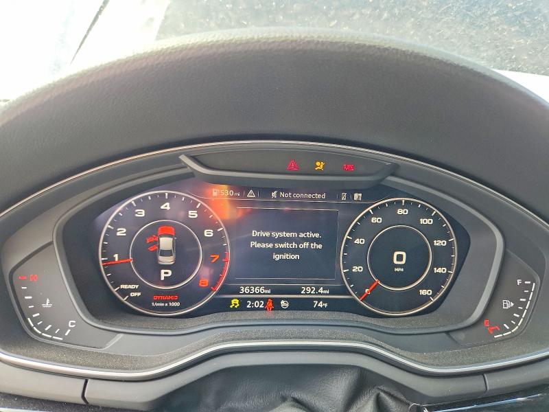 2019 Audi A4 მანქანა იყიდება აუქციონზე, vin: WAUENAF41KN007100, აუქციონის ნომერი: 49288906