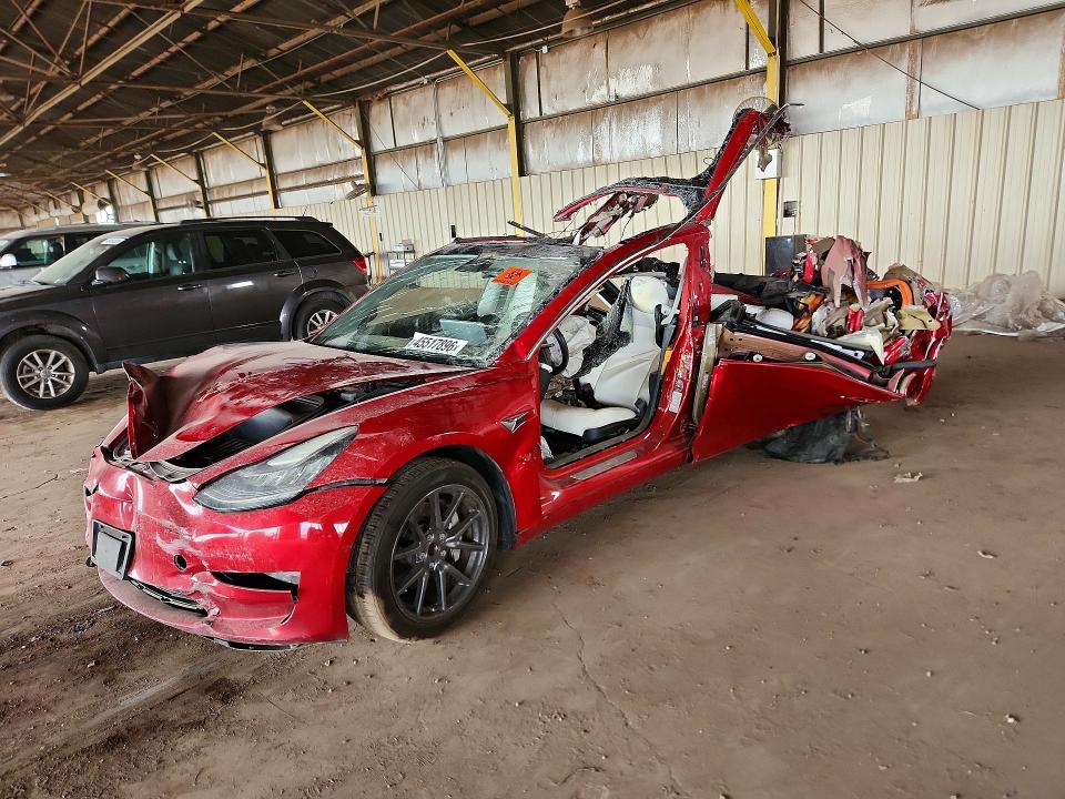 2020 Tesla Model 3 მანქანა იყიდება აუქციონზე, vin: 5YJ3E1EA2LF793183, აუქციონის ნომერი: 45517896