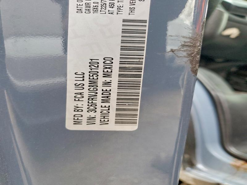 Продажа на аукционе авто 2021 Ram Promaster 3500, vin: 3C6FRVJG8ME501201, номер лота: 49304156